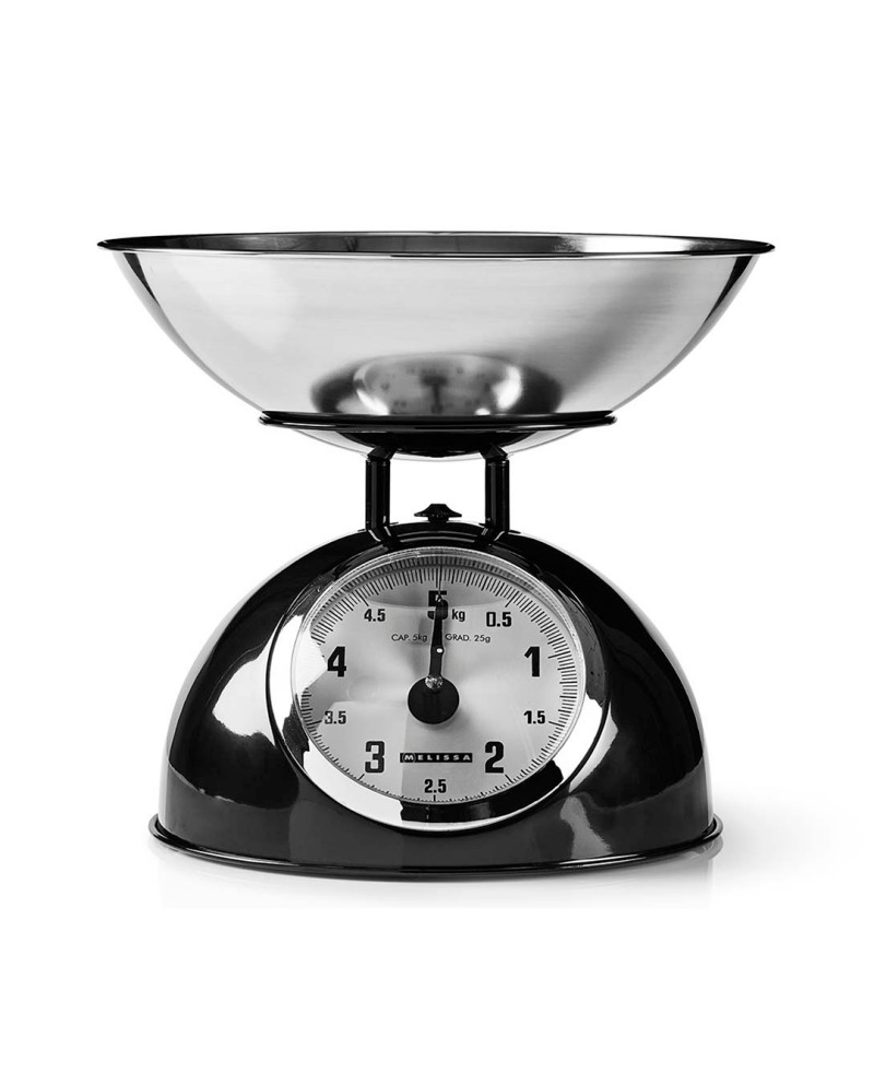 MELISSA BALANÇA COZINHA RETRO MAX 5KG PRETA