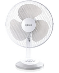 HAEGER VENTOINHA MESA DIAMETRO 30CM 40W 3VEL BRANCA