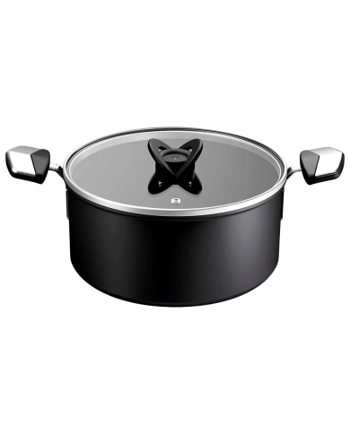 TEFAL TACHO EXCELLENCE INDUÇAO 24CM 5LT +TAMPA VIDRO