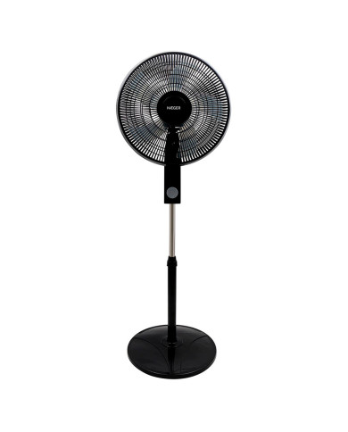 HAEGER VENTOINHA PE SMOOTH WIND 40CM PRETA