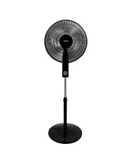 HAEGER VENTOINHA PE SMOOTH WIND 40CM PRETA