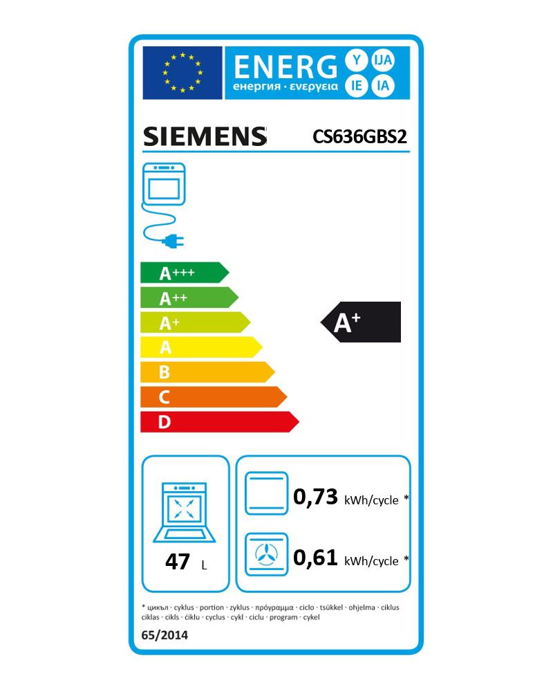 SIEMENS FORNO COMPACTO COM VAPOR INOX A+