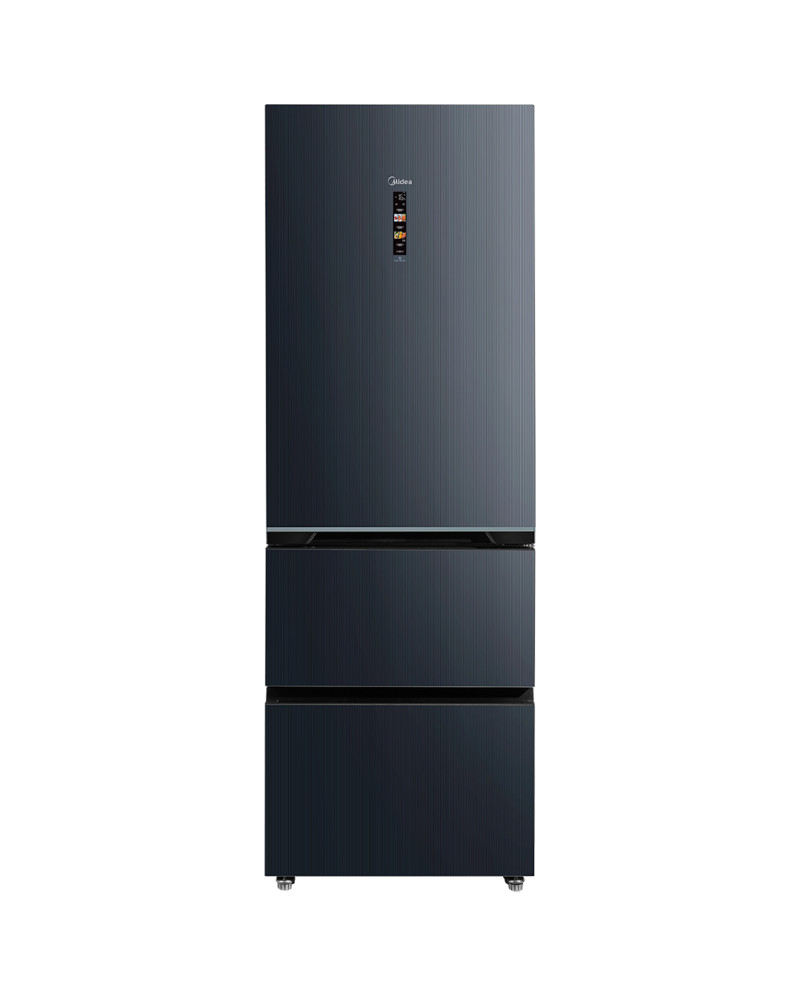 MIDEA COMBINADO 1910X643X600MT NF 393LT VIDRO CINZENTO(E)