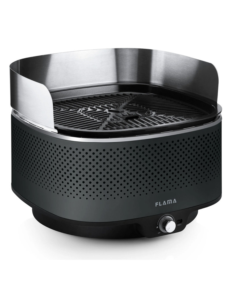 FLAMA GRELHADOR BARBECUE CARVAO BLACK