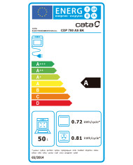 CATA FORNO MULTIF 50LT PRETO (A)