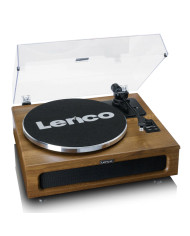 LENCO GIRA DISCOS BLUETOOTH C/ COLUNAS INTEGRADAS MADEIRA