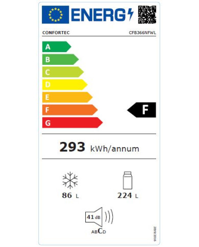 CONFORTEC COMBINADO 1860X600X600MT 293LT NF BRANCO (E)