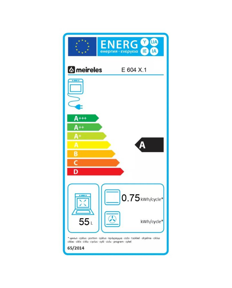 MEIRELES FOGAO 60X60CM 4Z VITRO INOX FORNO ELECT ESTATICO A