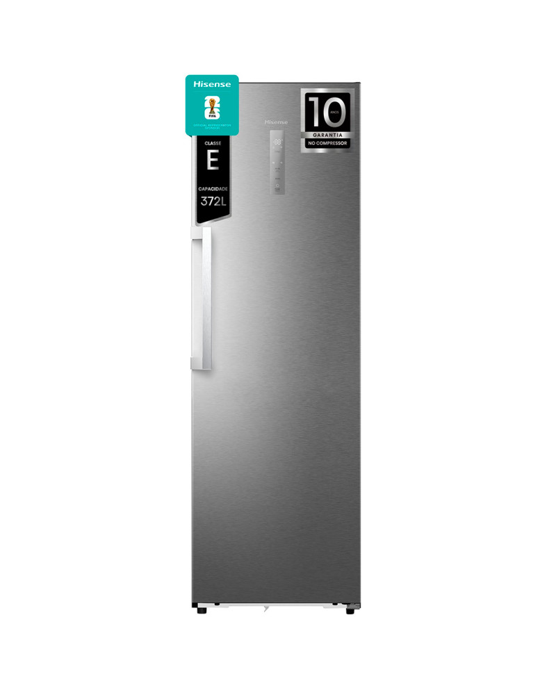 HISENSE FRIGORIFICO 1PT 1856X595X600 NF 372LT LOOK INOX (E)