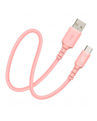 DCU CABO USB TIPO A 2.0 A USB TIPO C 1M ROSA