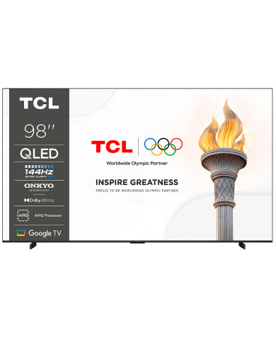 TCL QLED 98" 4K UHD GOOGLE TV 4HDMI 1USB (E)
