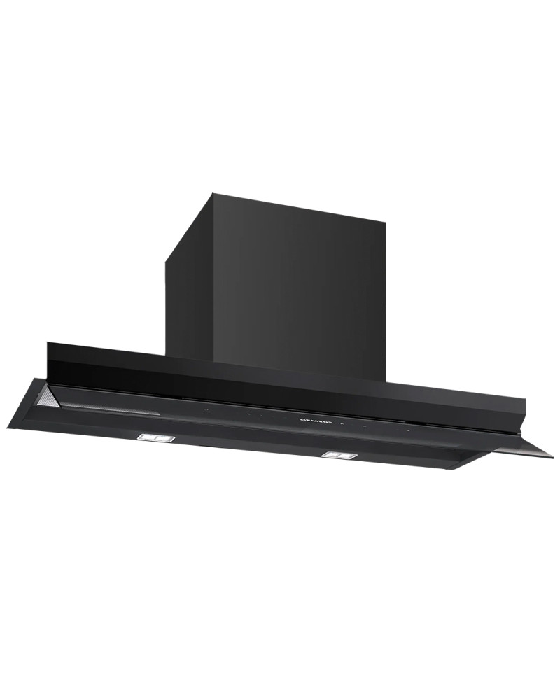 SIEMENS CHAMINE 90CM 3+2VELOC EXTRAÇAO MAX 851M3/H VID PRET