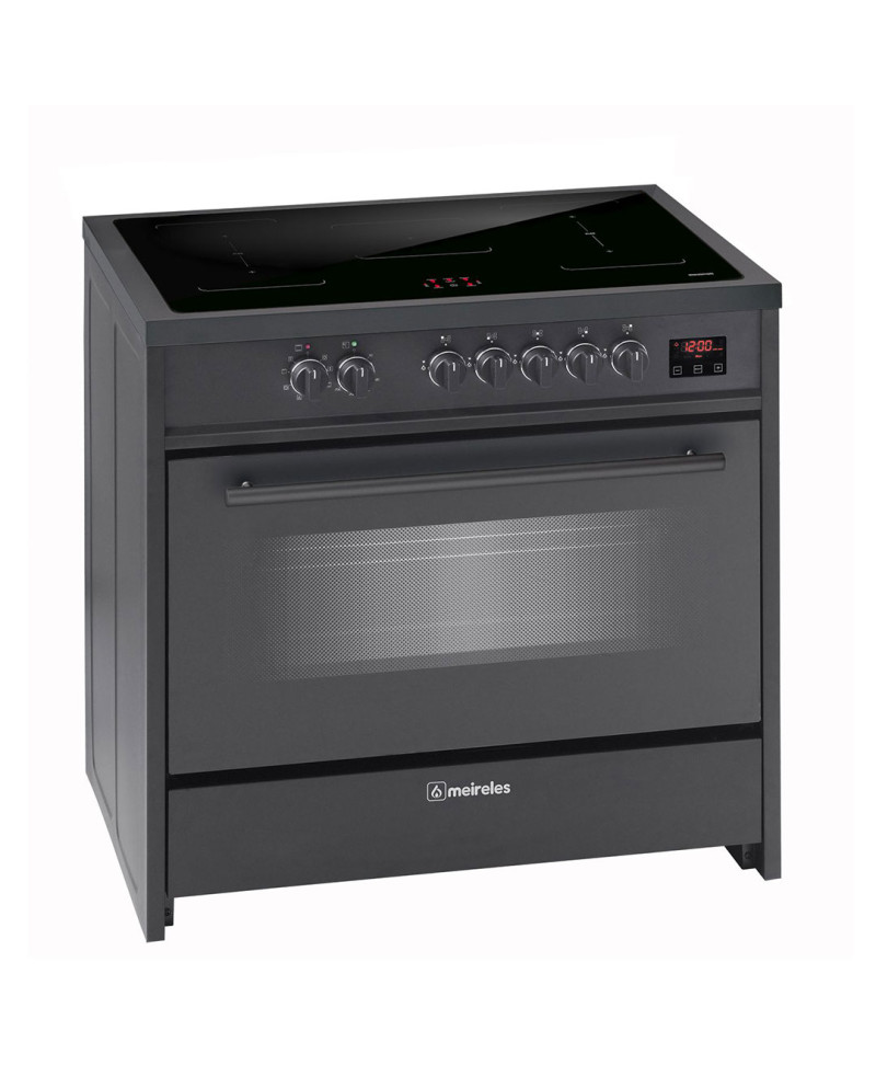 MEIRELES FOGAO 90CM INDUÇAO FORNO MULTIF. PRETO A