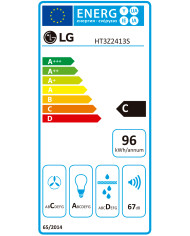 LG EXAUSTOR 60CM MAX 600M3/H INOX (C)