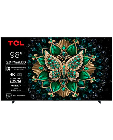 TCL QLED 98" 4K UHD GOOGLE TV 4HDMI 1USB (F)