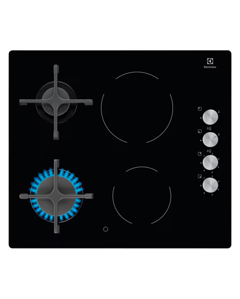 ELECTROLUX PLACA 58CMS CRISTALGAS 2+2 COMANDOS LATERAIS