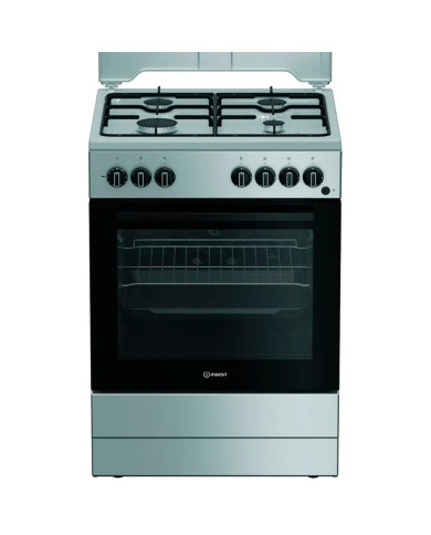 INDESIT FOGAO 4G FORNO ESTATICO 850X600X600 SILVER (A)