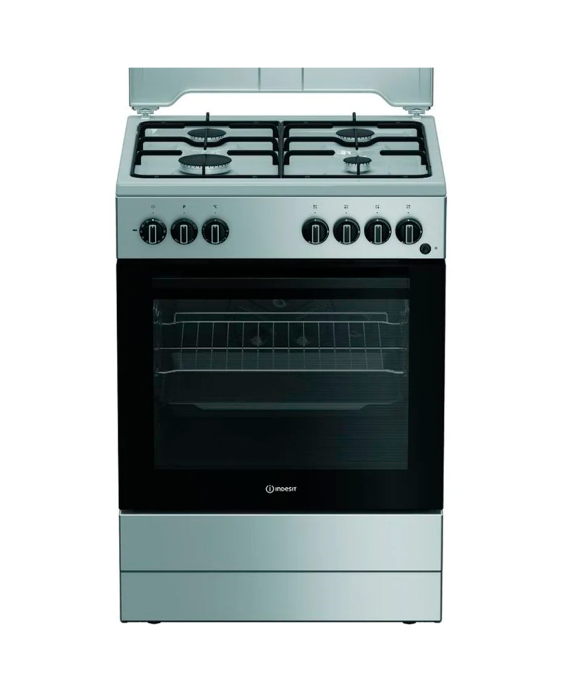INDESIT FOGAO 4G FORNO ESTATICO 850X600X600 SILVER (A)