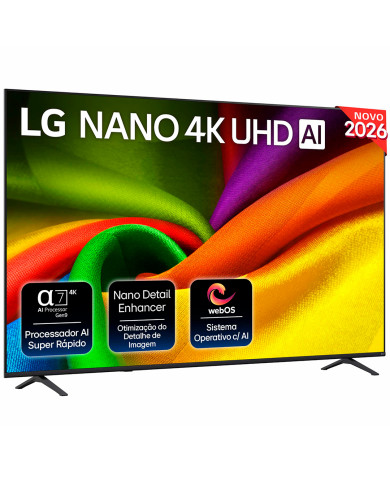 LG LED 85" NANO UHD 4K SMARTTV WEBOS 3HDMI 1USB (F)