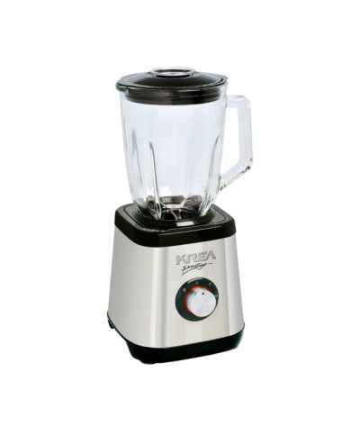 KREA LIQUIDIFICADORA 1200W COPO VIDRO 1,5LT 2VEL+PULSE INOX