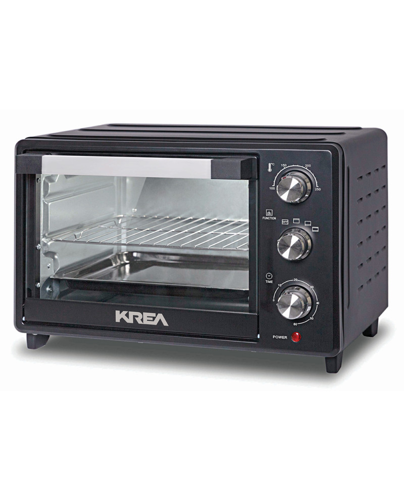 KREA FORNO 23LT 1400W TEMPERATURA REGULAVEL ATE 250ºC PRETO