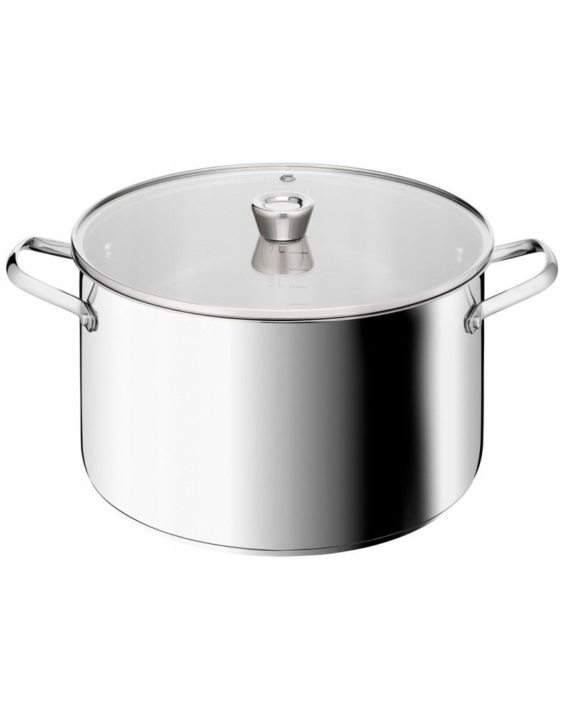 TEFAL TACHO SPACE EMOTION INDUÇAO 30CM 11.4LT +TAMPA VIDRO