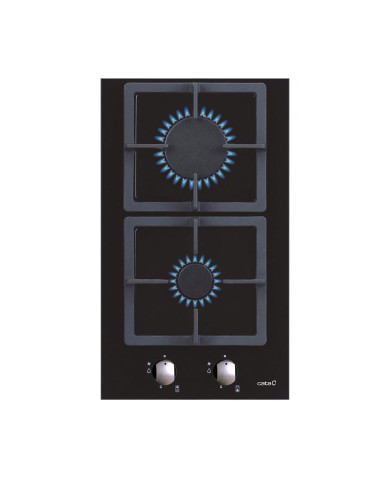 CATA PLACA DOMINO CRISTAL GAS 30CM
