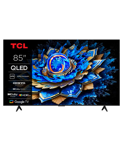 TCL QLED 85" 4K UHD GOOGLE TV 3HDMI 2USB (F)