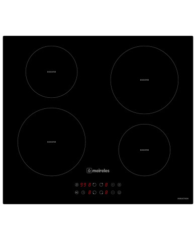 MEIRELES PLACA INDUÇAO 60CM 4 ZONAS TOUCH CONTROL