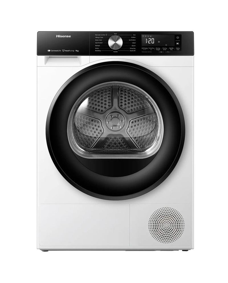 HISENSE SECADOR ROUPA 9KG BOMBA DE CALOR (C)