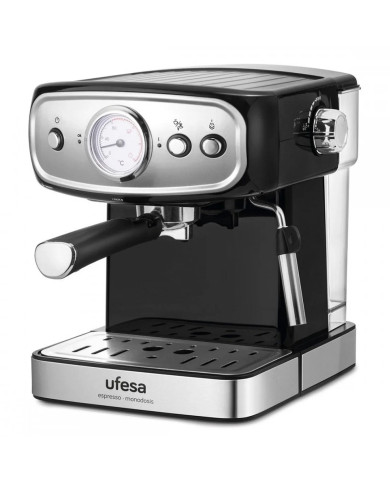 UFESA MAQUINA CAFE EXPRESSO 20BAR 850W BRESCIA