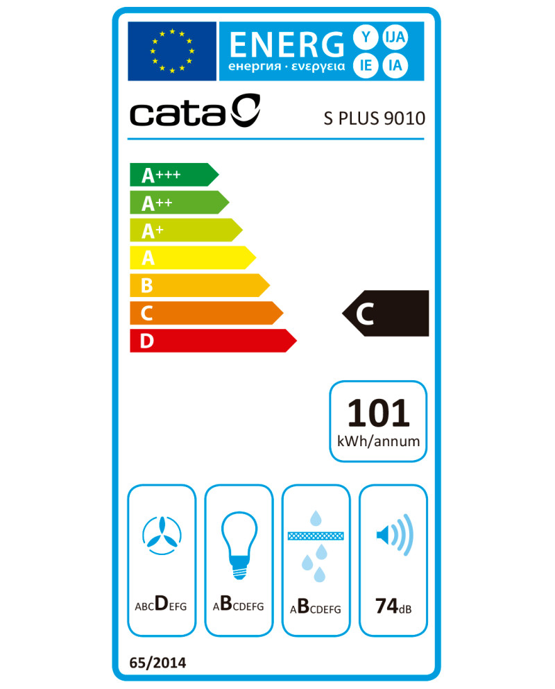 CATA CHAMINE 90CM 299M3/H INOX