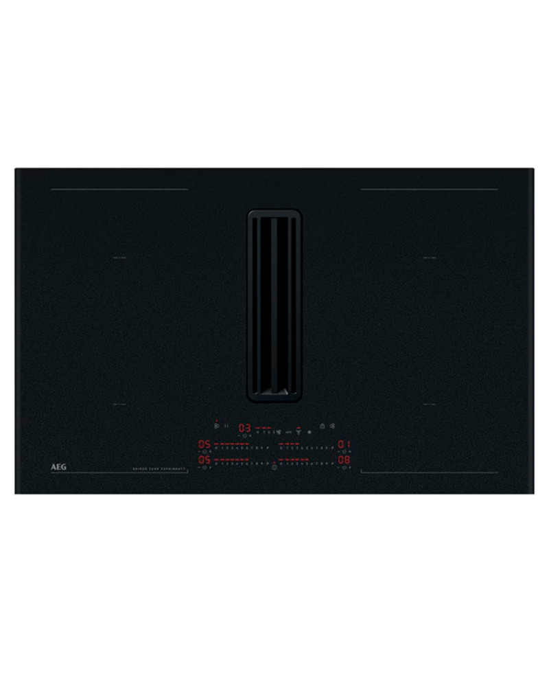 AEG PLACA INDUÇAO 83CM C/ EXAUSTOR INTEGRADO SAPHIRMATT