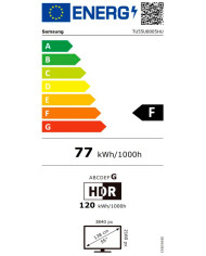 SAMSUNG LED 55"CRYSTAL 4K UHD SMART TV 3HDMI 1USB (F)