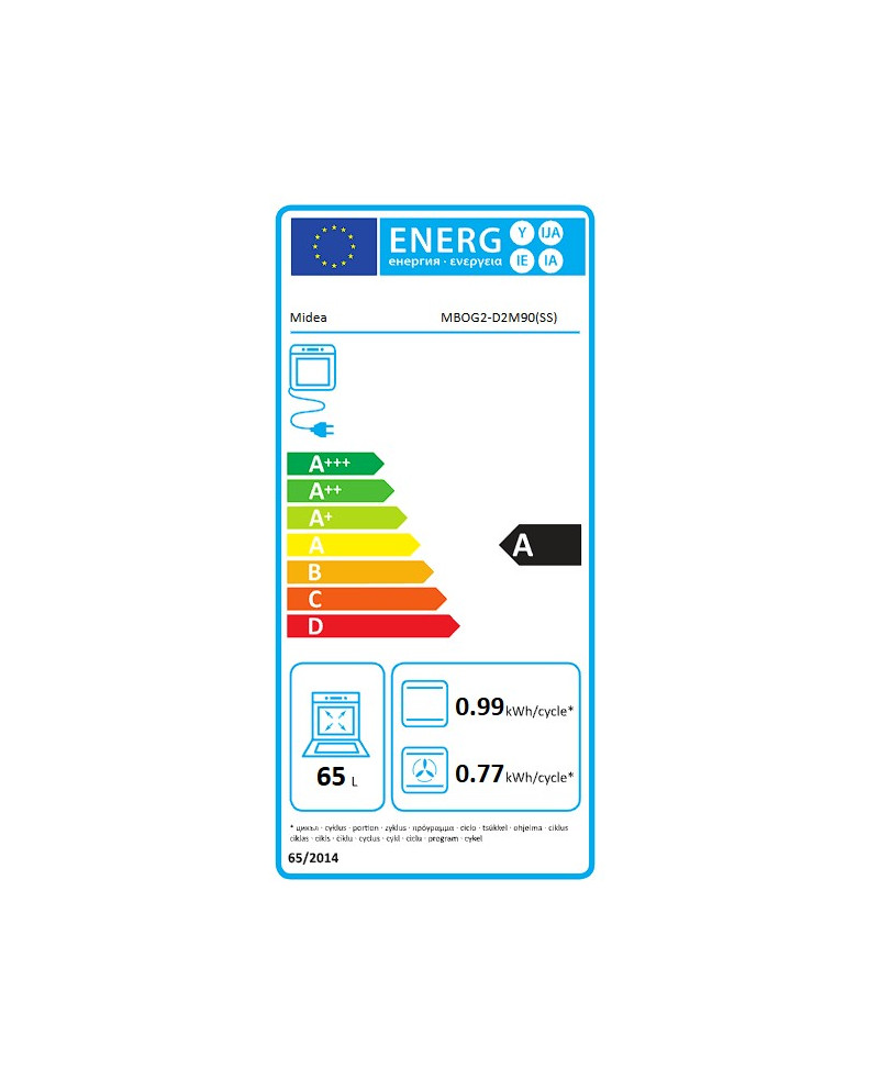 MIDEA FORNO MULTIFUNÇOES 70LT INOX A+