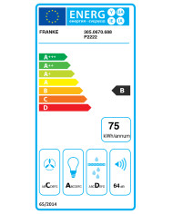 FRANKE EXAUSTOR 620M3H 52CM 3VEL 3050665364 PRETO MT (C)