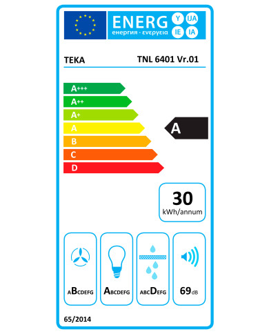 TEKA EXAUSTOR 60CM 2VELOC+1INTENSIVA MAX 360M3/H INOX B