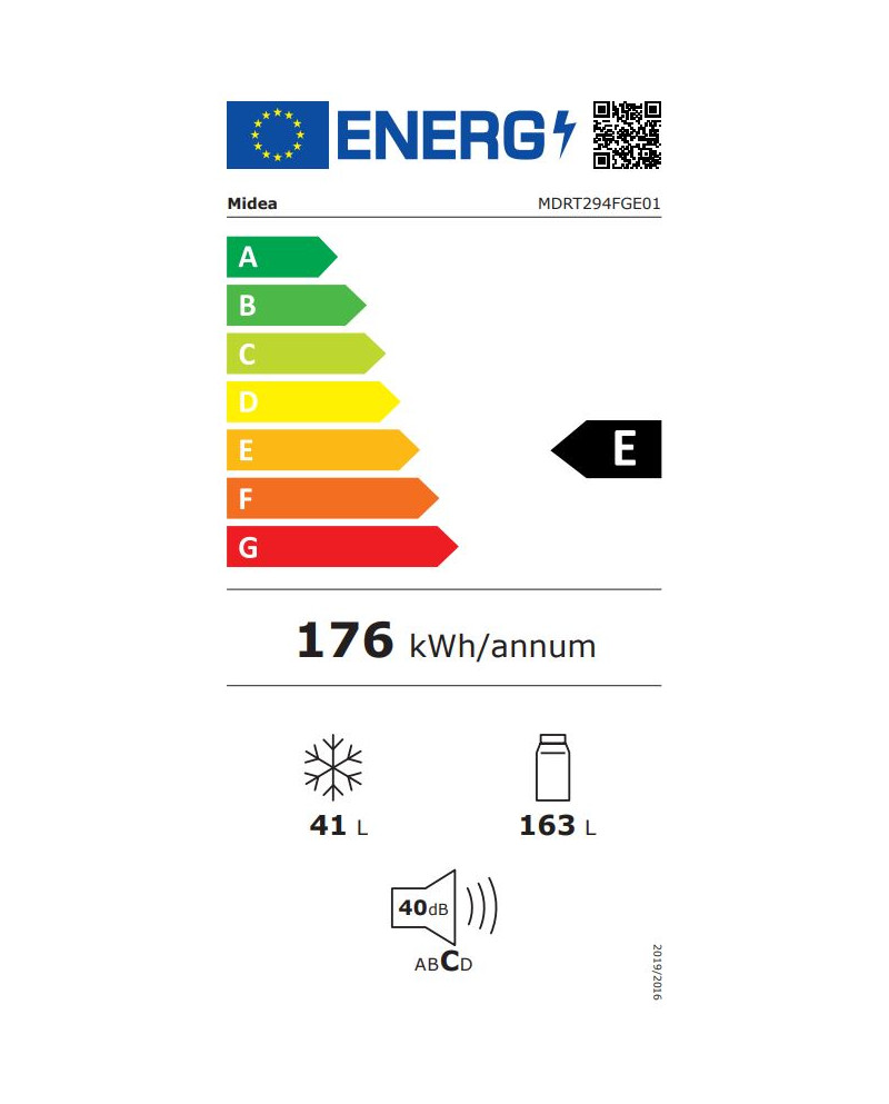MIDEA FRIGORIFICO 2PT 1,43X0,55X0,55MT 204LT BRANCO (E)