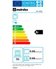 MEIRELES FORNO VENTILADO 9 FUNÇOES 70LT INOX (A+)