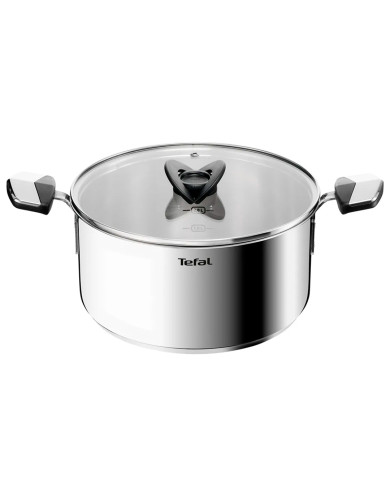 TEFAL TACHO SPACE EMOTION INDUÇAO 24CM 5,2LT +TAMPA VIDRO