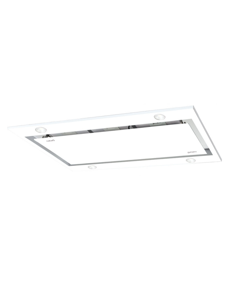 CATA CHAMINE 100CM TETO SIRIN 850m3/h VIDRO BRANCO