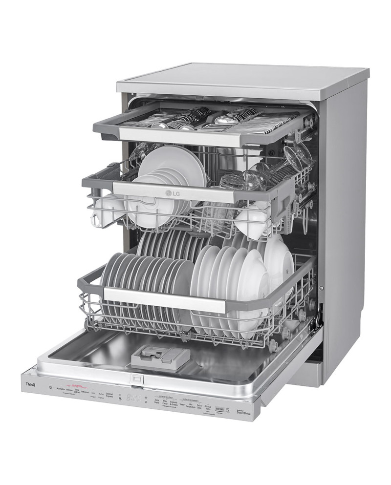 LG MAQUINA LOUÇA 10PROG 14TALHERES INOX (C)