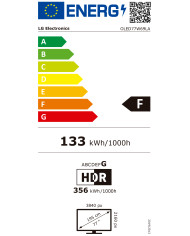 LG OLED EVO 77" UHD 4K SMART TV WEBOS 4HDMI 3USB (F)