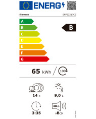 SIEMENS MAQUINA LOUÇA INTEG 7PROG 14TALHERES (B)