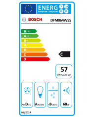 BOSCH EXAUSTOR 60CM 394M3/H CINZA METALIZADO C