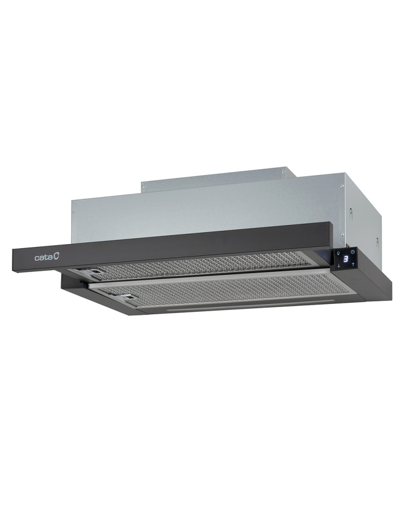 CATA EXAUSTOR 60CM 5+1TURBO MAX 605M3/H PRETO A+