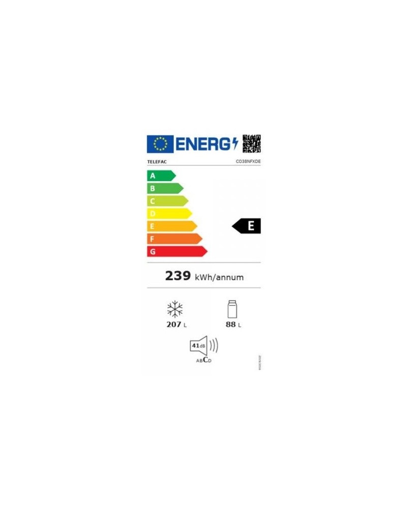 TELEFAC COMBINADO 1860X600X600MT 291LT DISP NF INOX (E)
