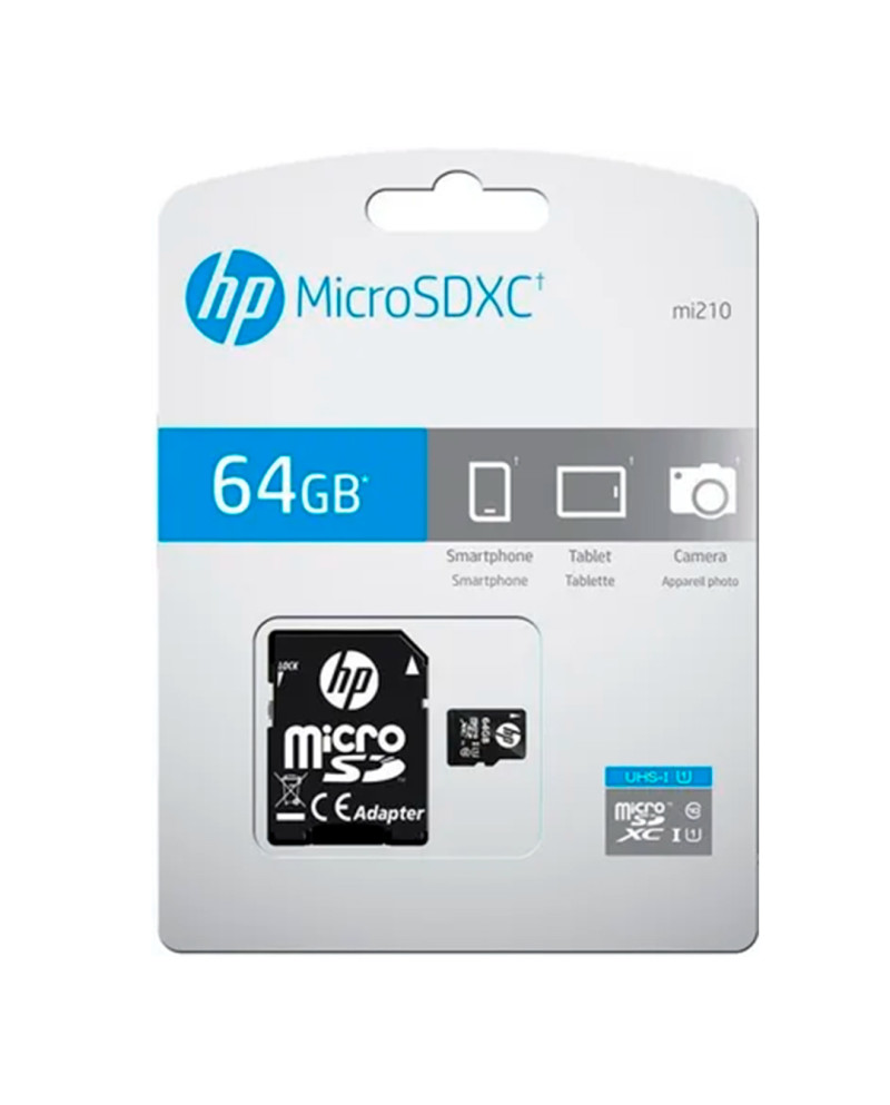 HP CARTAO MEMORIA 64GB MICRO SDXC MI210 C/ADAPTADOR