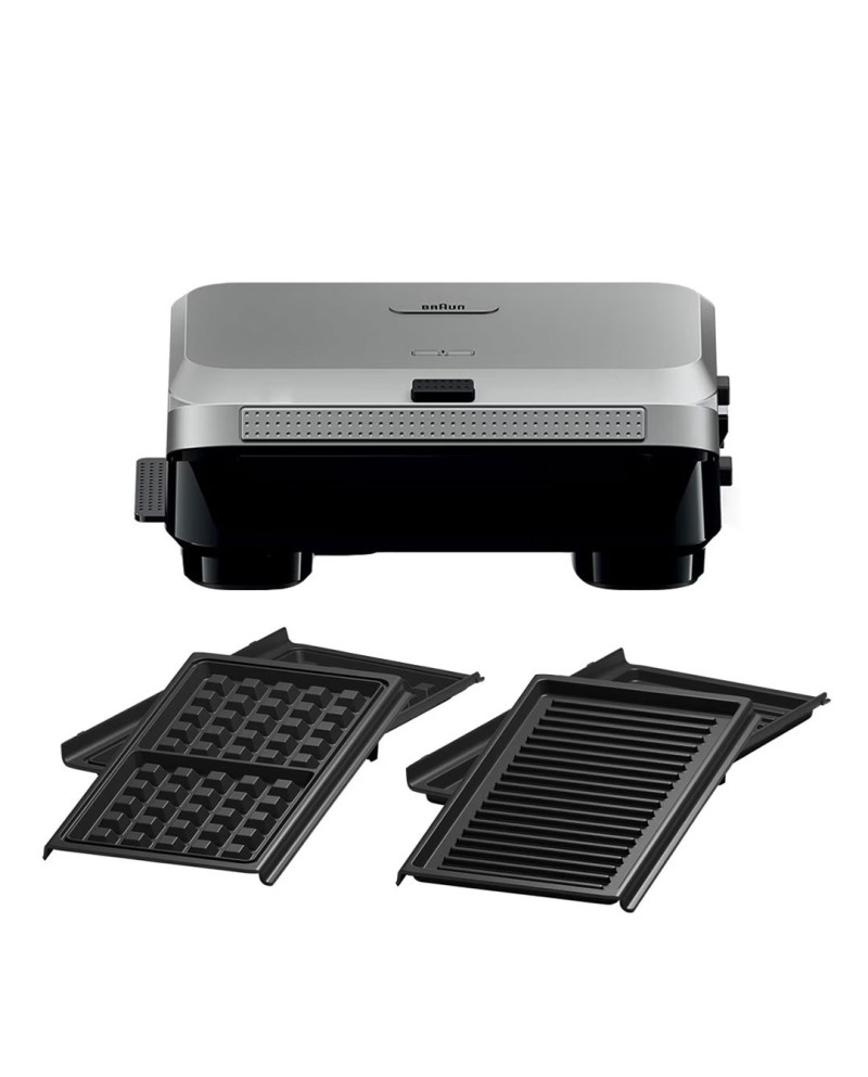 BRAUN GRELHADOR 800W PLACAS AMOVIVEIS ANTI ADERENTE