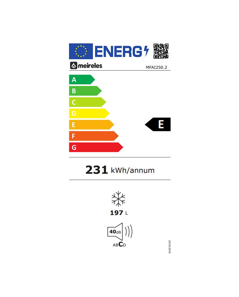 MEIRELES ARCA VERTICAL INTEG 1770X540X545 NF 225LT (E)